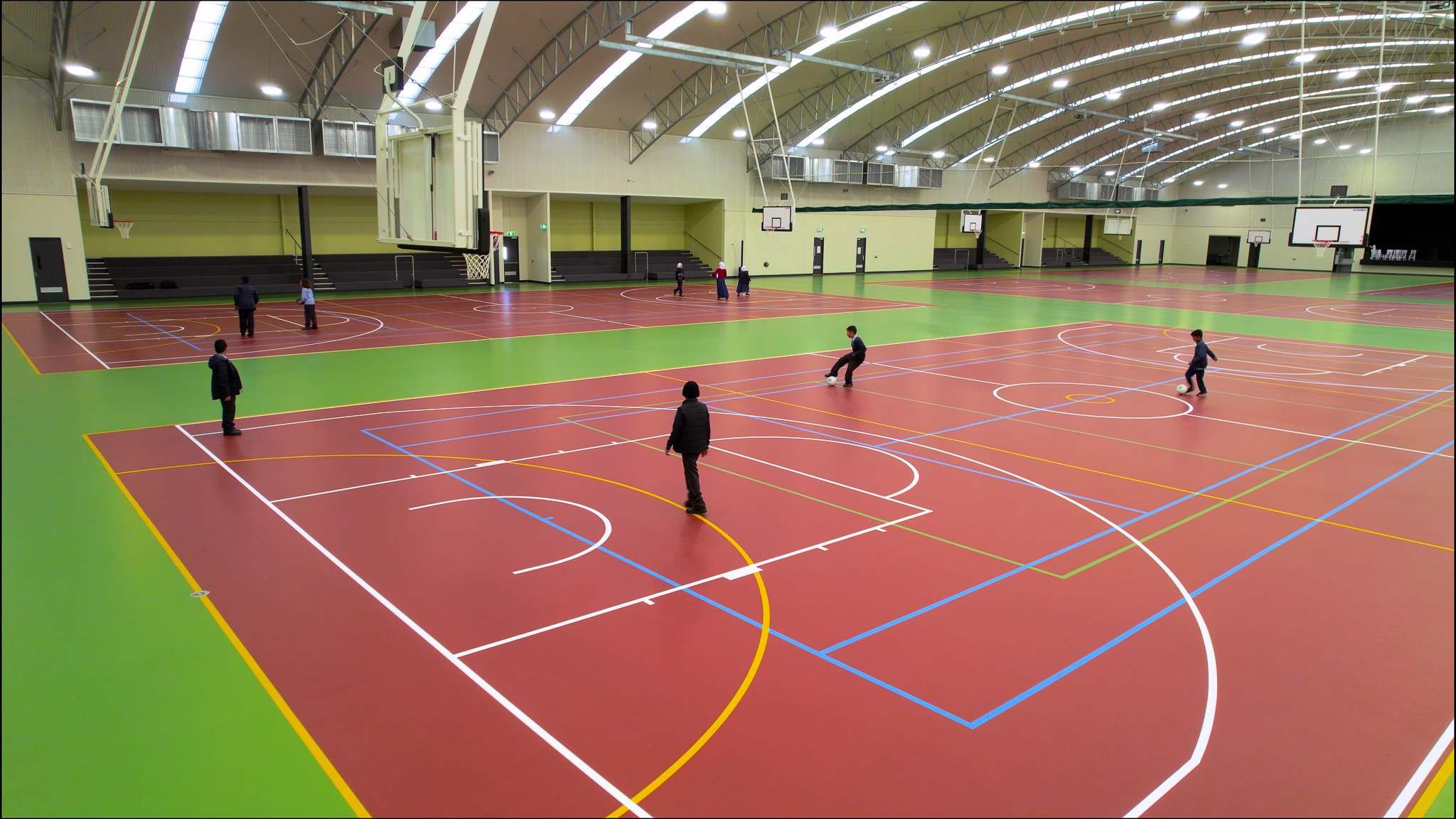 Al-Taqwa College Gymnasium Sports Arena Basketball Court Cover