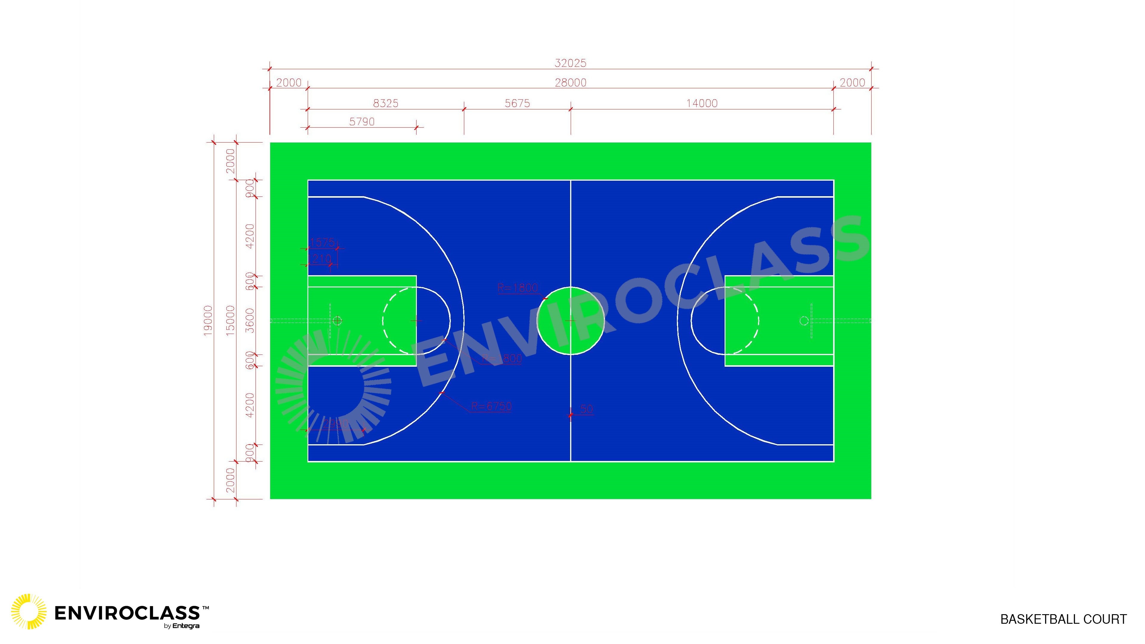 BASKETBALL COURT SIZE