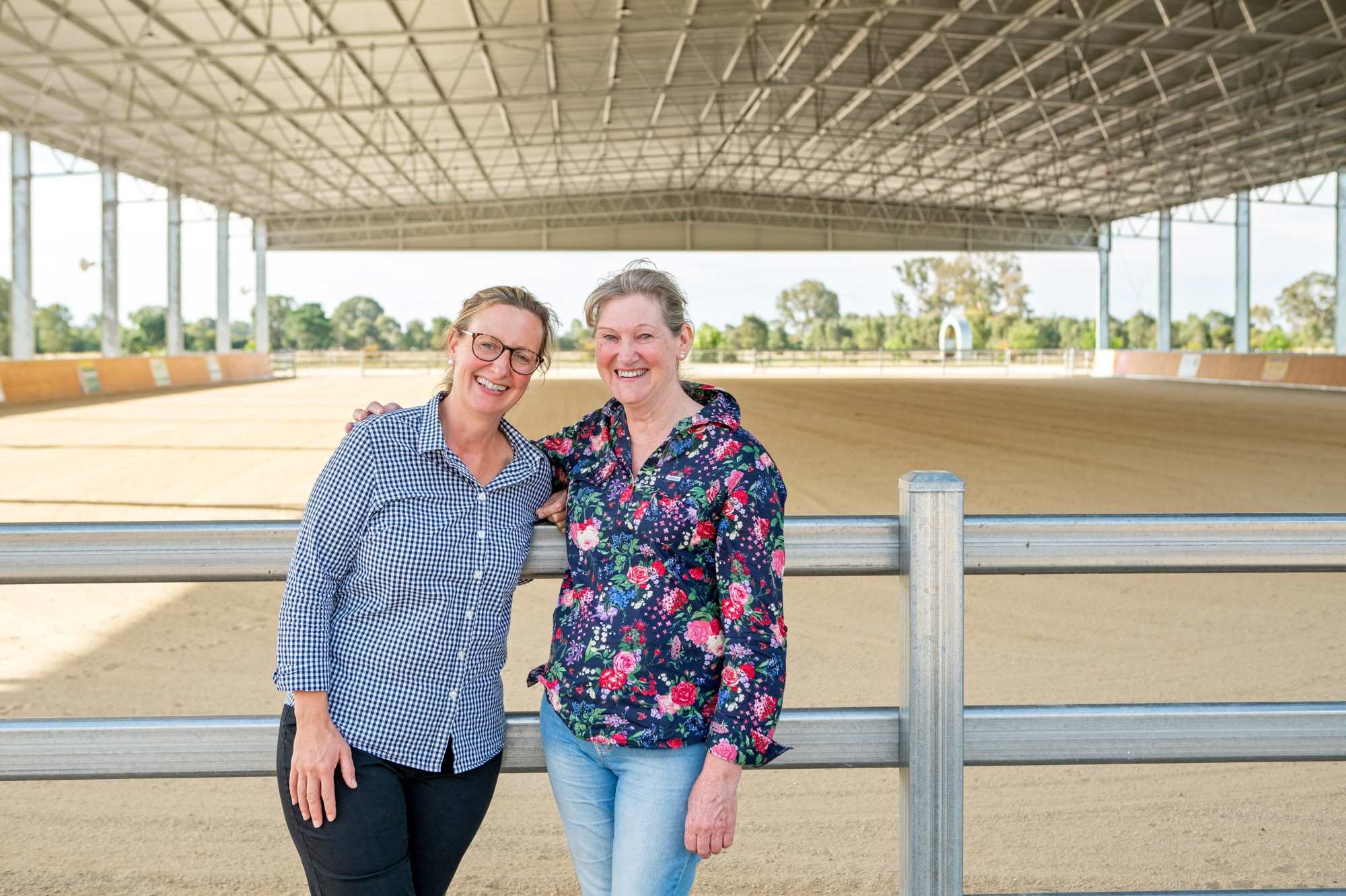 Benalla Equestrian Club Steel Horse Riding Arena Cover