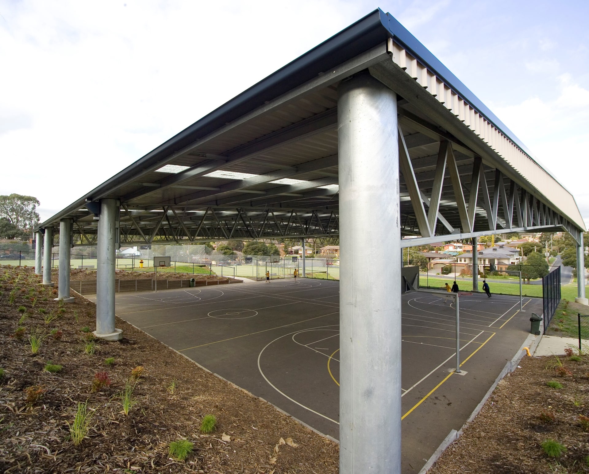 Steel Court Cover Shade Structure