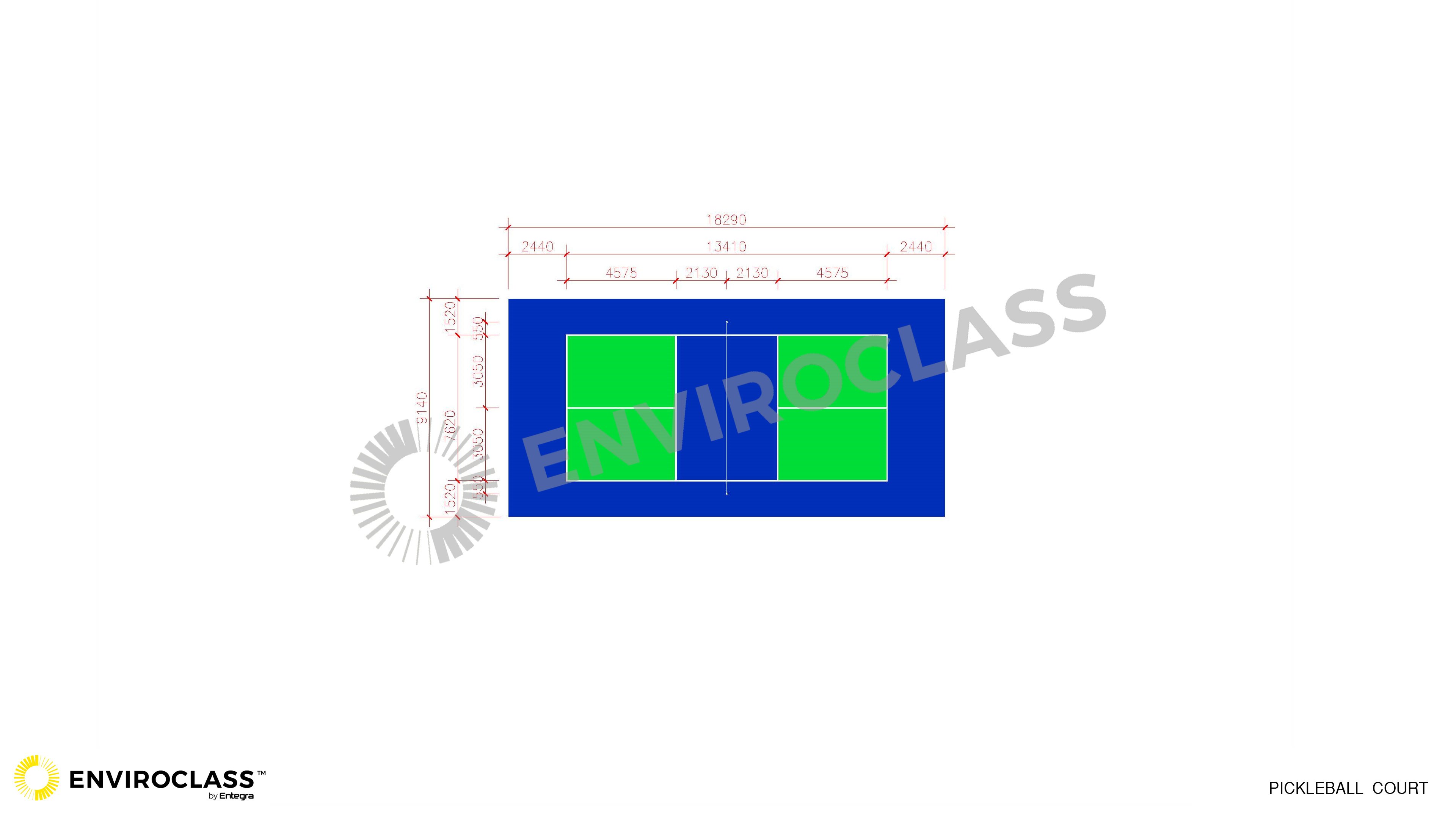 PICKLEBALL COURT SIZE