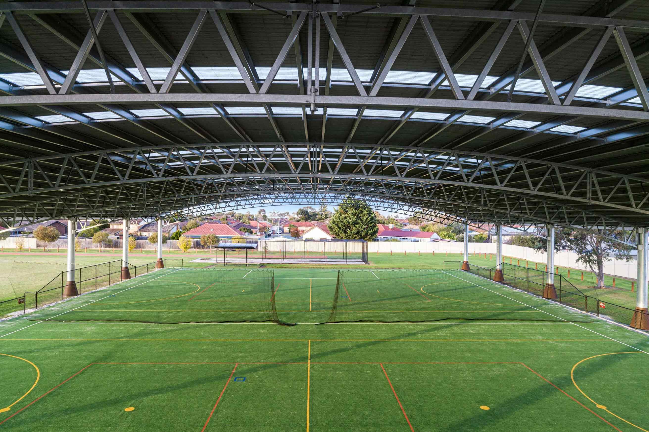 St Albans School Soccer Court Field Shade Cover Canopy