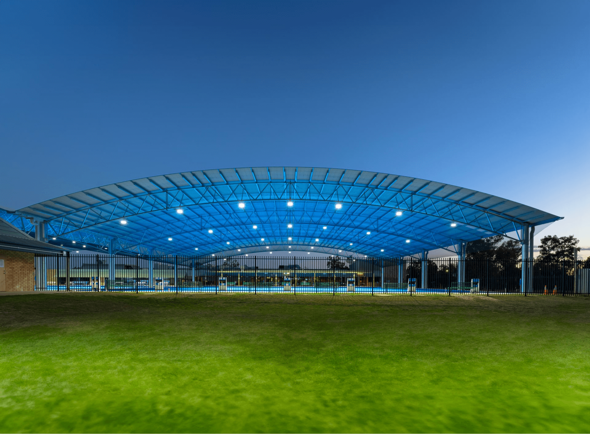 Moree Bowling Club Steel Greens Cover